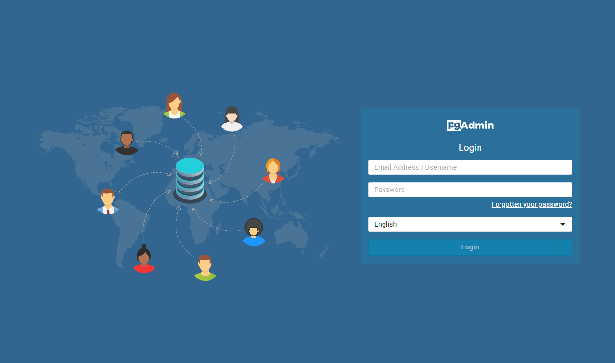 screenshot successful pgadmin