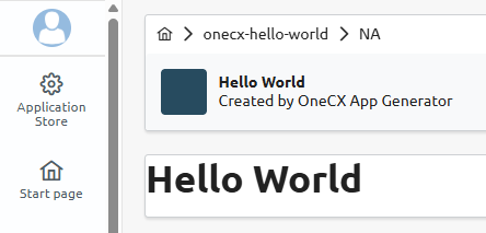 ngrx page browser displaying hello world