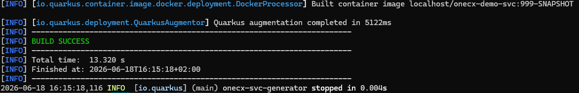 result generating with autobuild